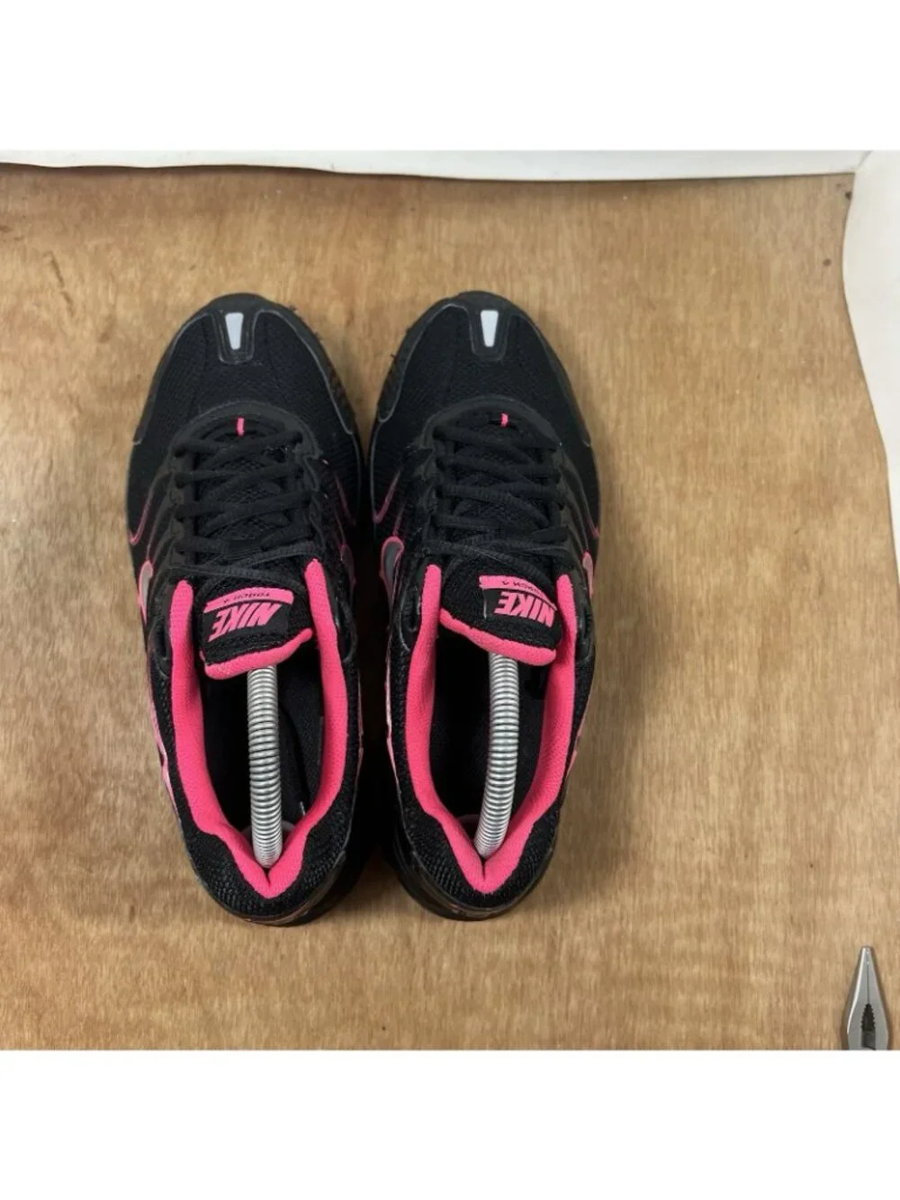 Nike Air Max Torch 4 Women's Size 9 Running Shoes Black Pink 343851-006